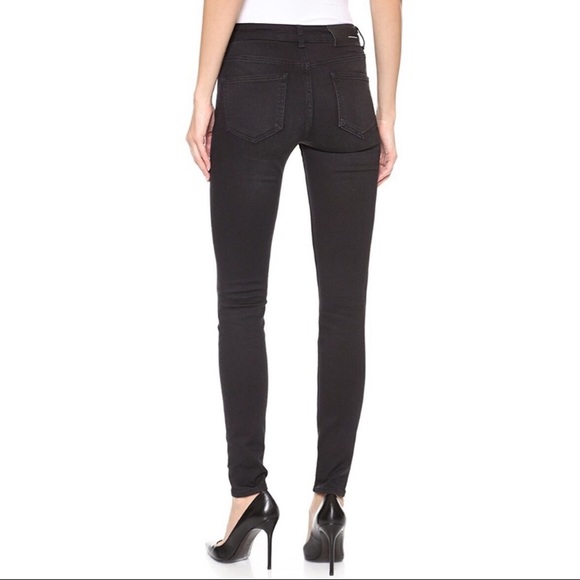 BLK DNM Dark Grey Skinny High Rise Jeans - Picture 4 of 10